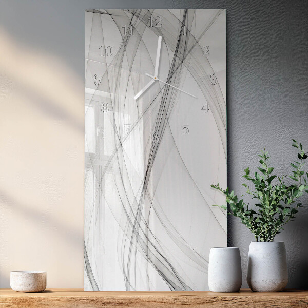 Vertical wall clock Curtain