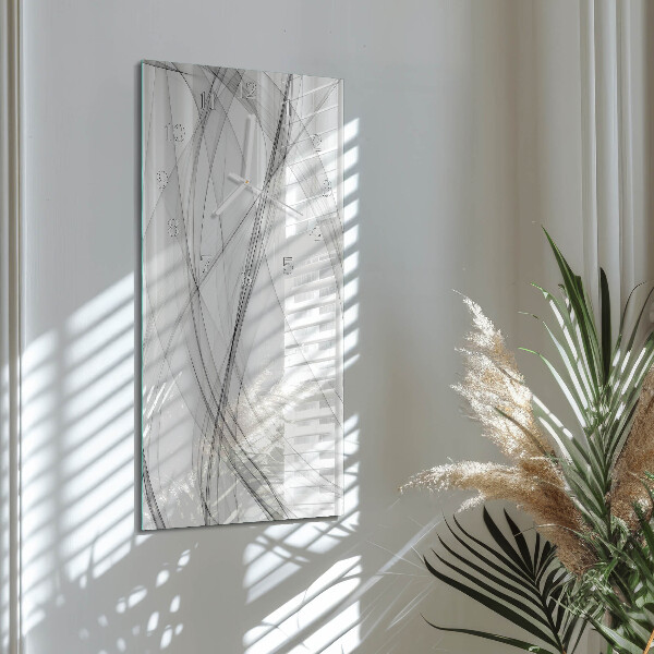 Vertical wall clock Curtain