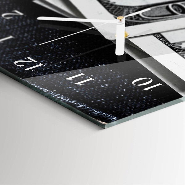 Vertical wall clock Banknotes