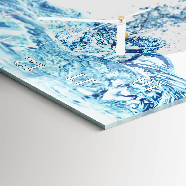Vertical wall clock Apple Water