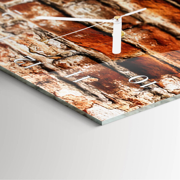 Vertical wall clock Brick Wall