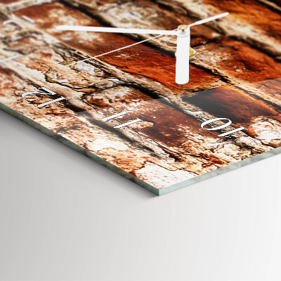 Vertical wall clock Brick Wall