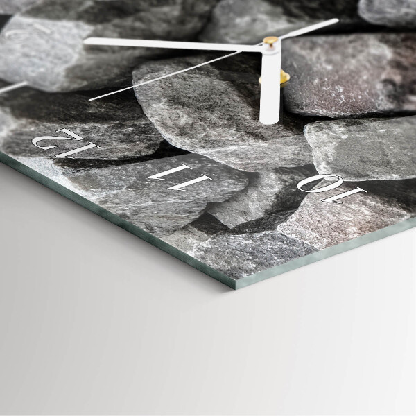 Vertical wall clock Stones