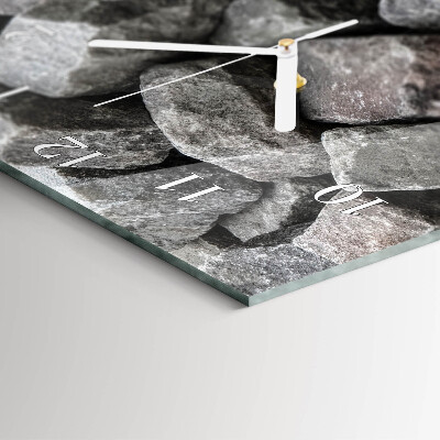 Vertical wall clock Stones