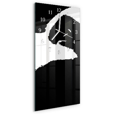 Vertical wall clock Abstraction