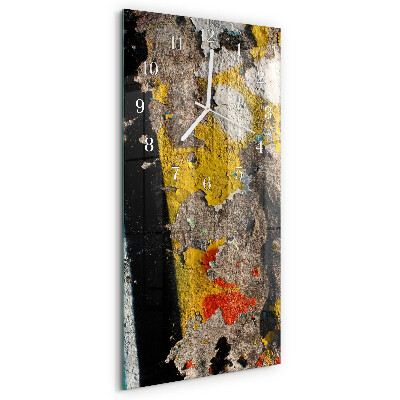 Vertical wall clock Crack Surface