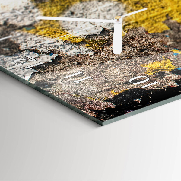 Vertical wall clock Crack Surface