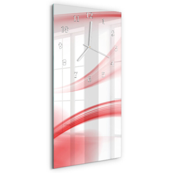 Vertical wall clock Abstract Art