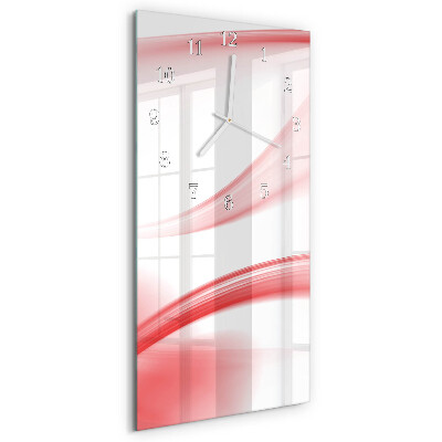 Vertical wall clock Abstract Art