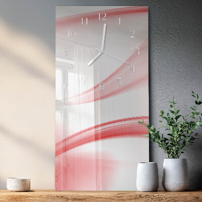 Vertical wall clock Abstract Art