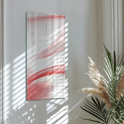 Vertical wall clock Abstract Art