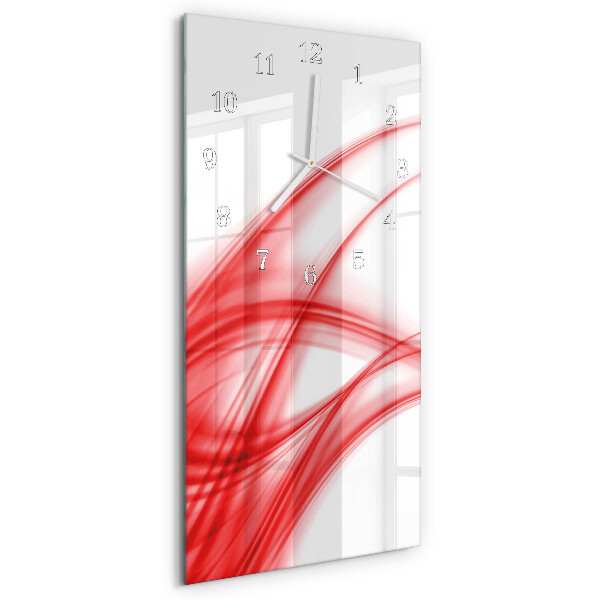 Vertical wall clock Abstract Art