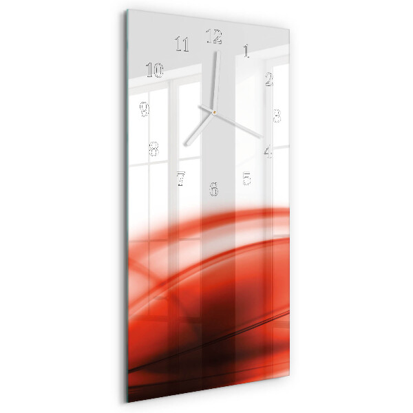 Vertical wall clock Abstract Lines