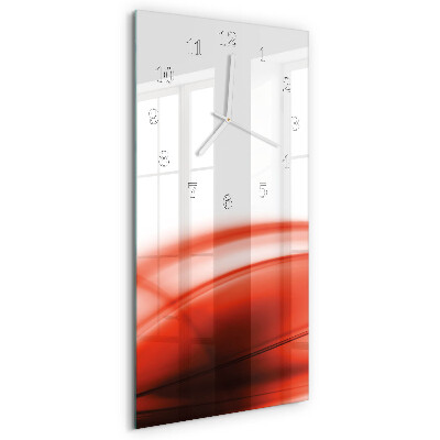 Vertical wall clock Abstract Lines