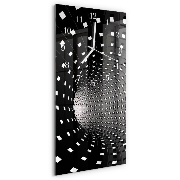 Vertical wall clock Tunnel