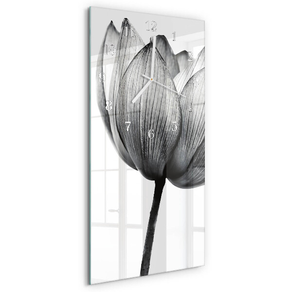 Vertical wall clock Tulip