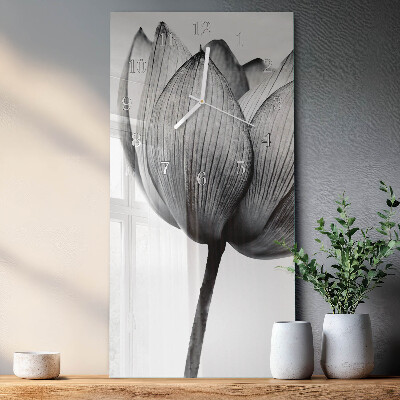 Vertical wall clock Tulip