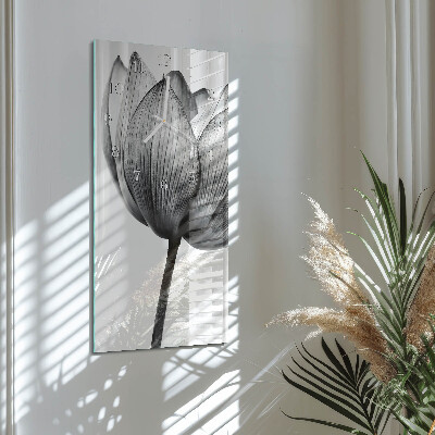 Vertical wall clock Tulip