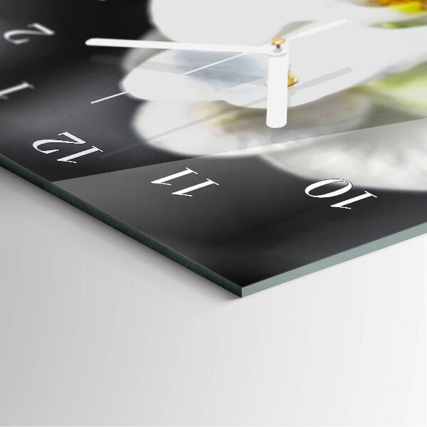 Vertical wall clock Orchid