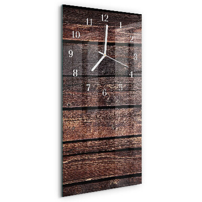 Vertical wall clock Wood