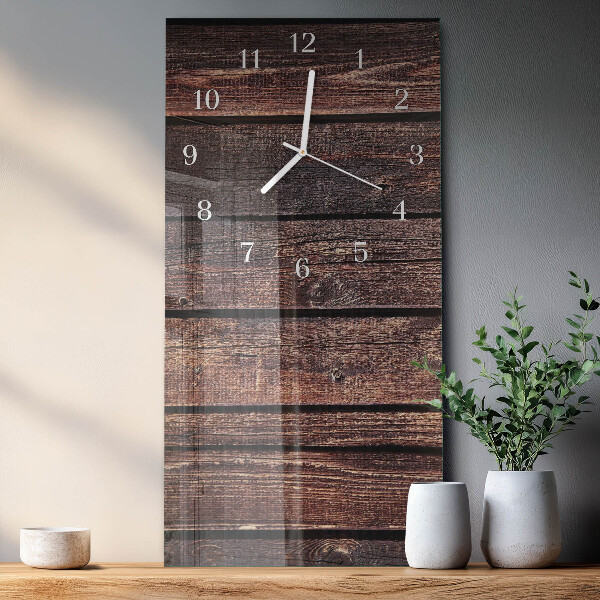 Vertical wall clock Wood