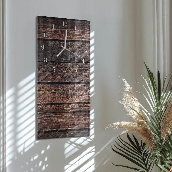 Vertical wall clock Wood