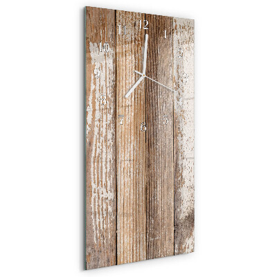 Vertical wall clock Wood