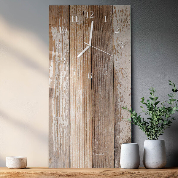 Vertical wall clock Wood