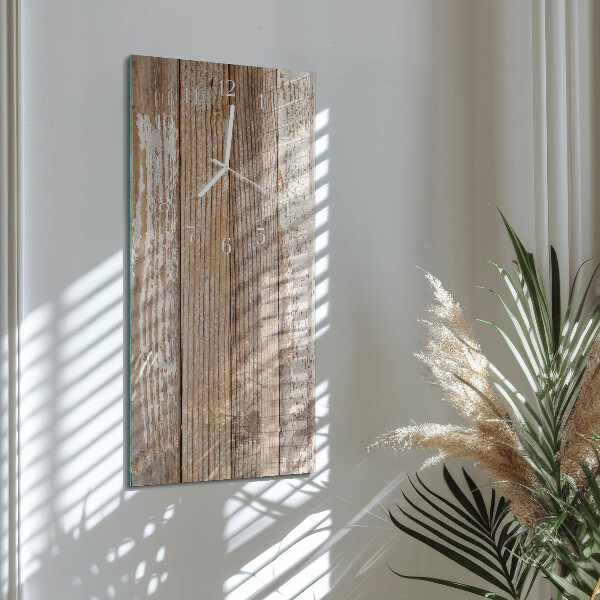 Vertical wall clock Wood