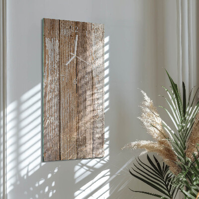 Vertical wall clock Wood