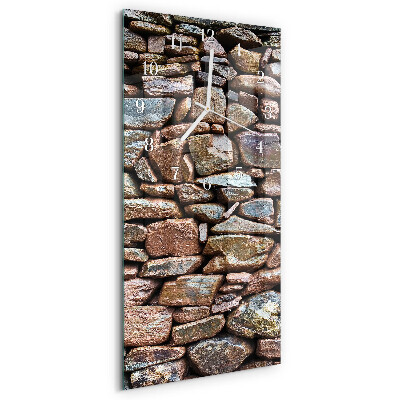 Vertical wall clock Stone Wall