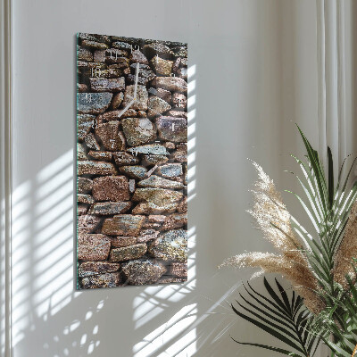 Vertical wall clock Stone Wall