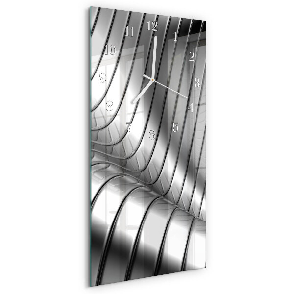 Vertical wall clock Wave