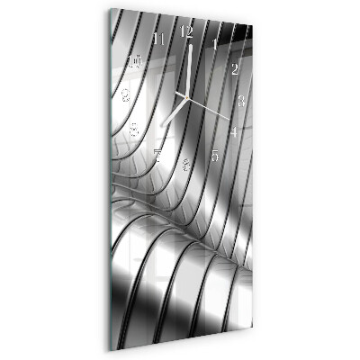 Vertical wall clock Wave