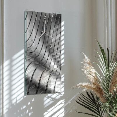 Vertical wall clock Wave