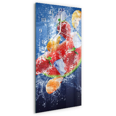 Vertical wall clock Fruit