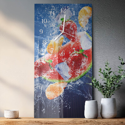 Vertical wall clock Fruit