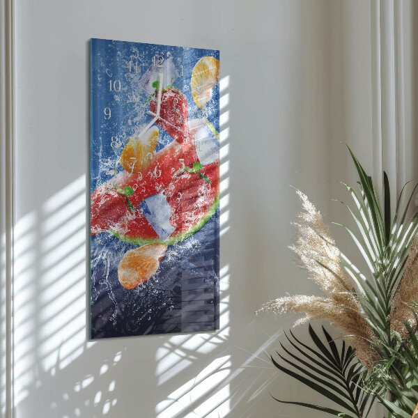Vertical wall clock Fruit