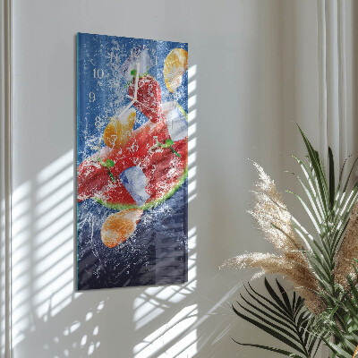Vertical wall clock Fruit