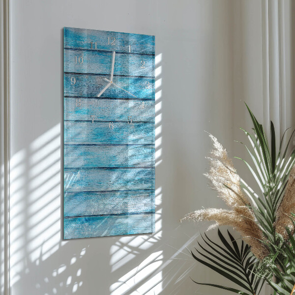 Vertical wall clock Wood