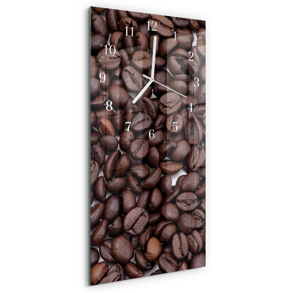 Vertical wall clock Coffee Beans