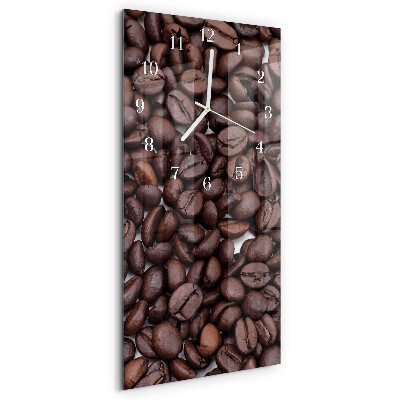 Vertical wall clock Coffee Beans