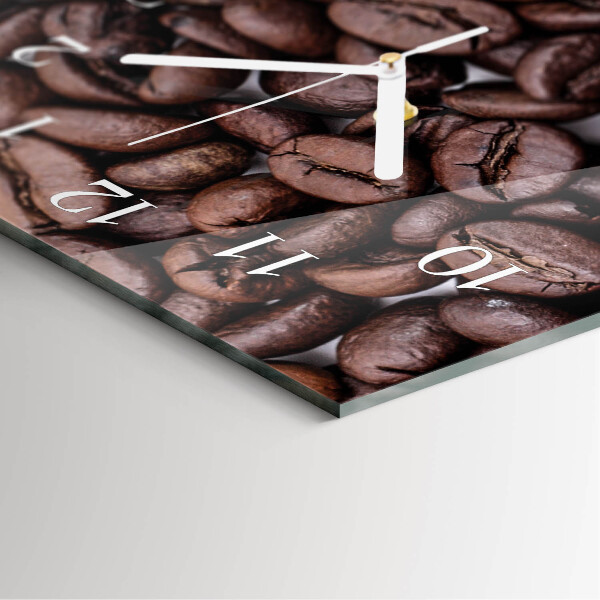 Vertical wall clock Coffee Beans