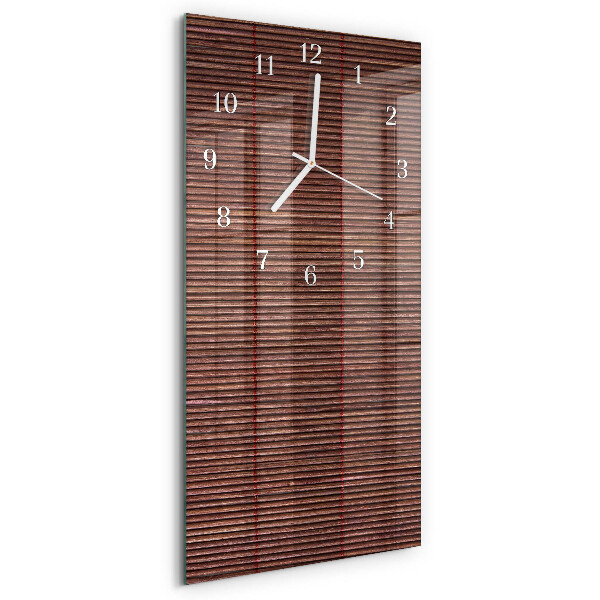 Vertical wall clock Bamboo blinds