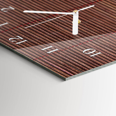 Vertical wall clock Bamboo blinds