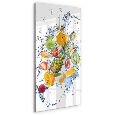 Vertical wall clock Fruit