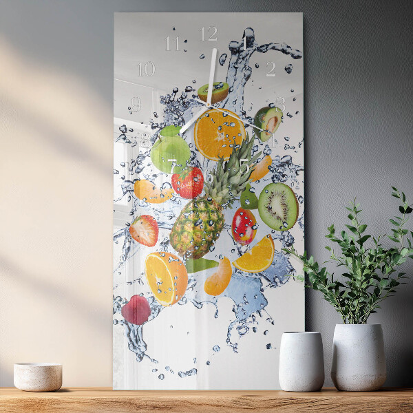 Vertical wall clock Fruit