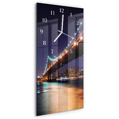 Vertical wall clock Bridge
