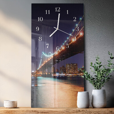 Vertical wall clock Bridge