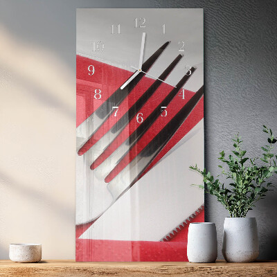 Vertical wall clock Cutlery
